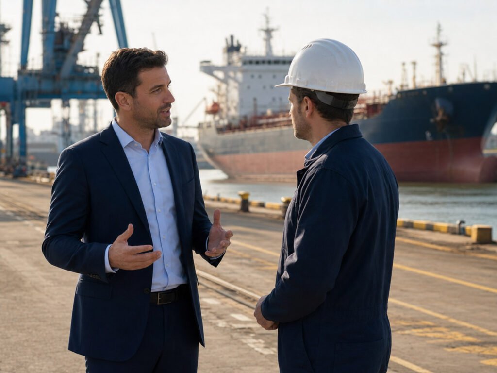 Customer Partnership Guys Talking